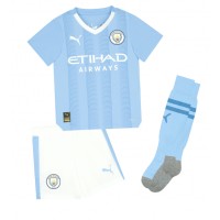 Manchester City Nathan Ake #6 Domáci Detský futbalový dres 2023-24 Krátky Rukáv (+ trenírky)